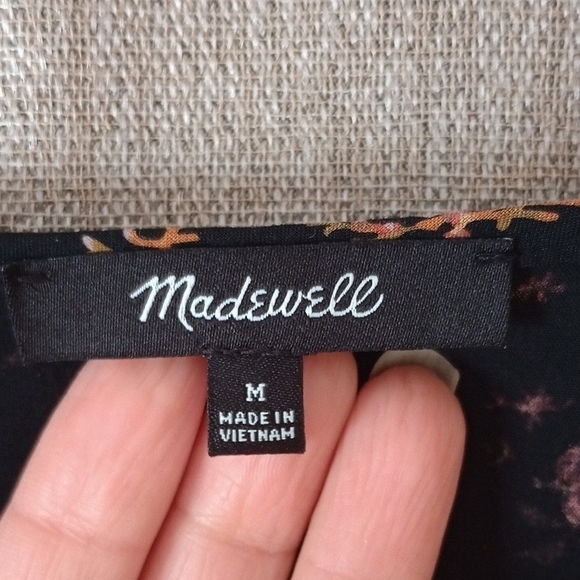 Madewell Short-sleeve Button Front Mini‎ Dress - Picture 2 of 16